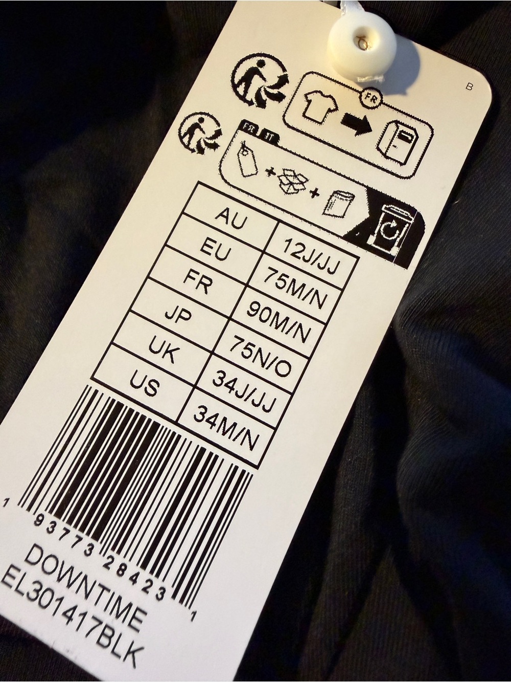 Elomi Downtime ✨ Non-Wired Bralette Black 34M/N US NWT - Picture 5 of 6